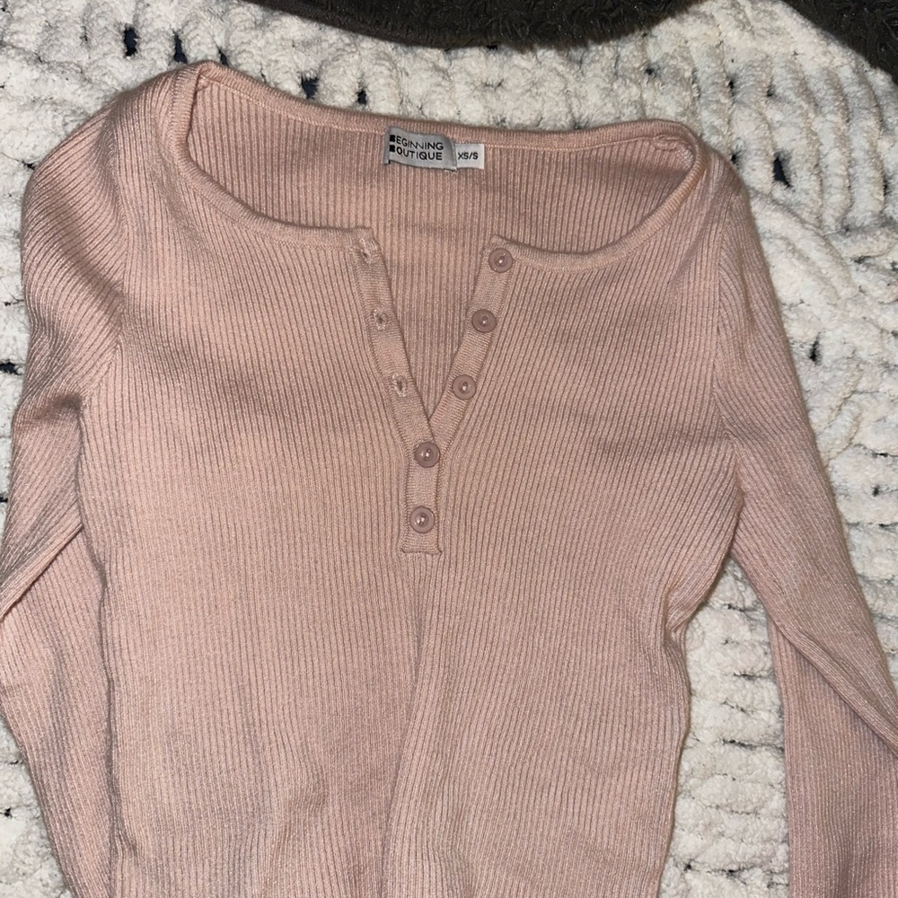 Beginning Boutique ribbed crop